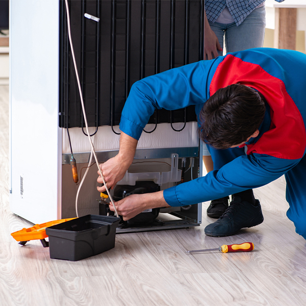 do you offer any guarantee or warranty on your refrigerator repair services in Dresser